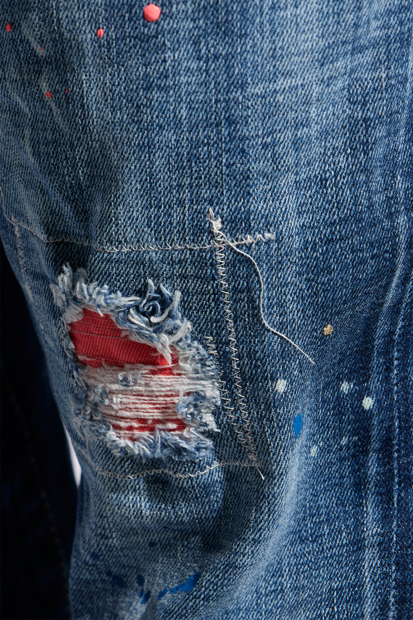 Dsquared deals splatter jeans